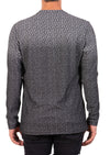 Black Gray "Boomerang" Degraded Sweater