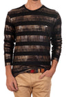 Black Gold "Ash" Print  Sweater