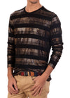 Black Gold "Ash" Print  Sweater