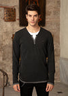 Dark Gray Double Layered Sweater