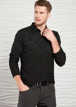 Black Two-tone Degraded Polo