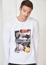 White Roses & Bust Long Sleeve Tee