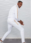 White Gold Crown Embroidery 2-pieces Tracksuit