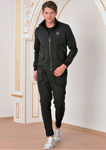 Black  Performance Tech 2-pieces Tracksuit