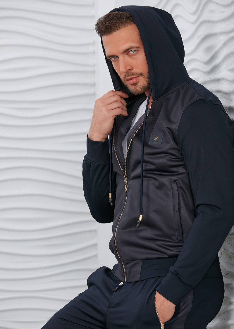 Navy Iconic 2-pieces Tracksuit