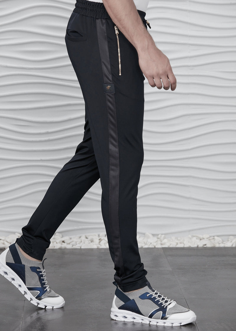 Black Iconic 2-pieces Tracksuit