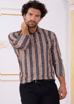 Brown Leopard Meander Polo