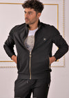 Black Mesh Tech Hybrid Jacket