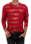 Red Gold "Ash" Print Sweater