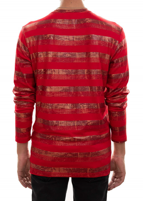 Red Gold "Ash" Print Sweater
