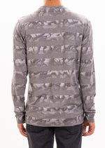 Light Gray "Ash" Print Sweater