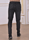 Black Leopard Velvet 2-pcs Tracksuit