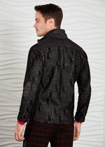 Black Weaved Knit Jacket