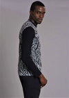 Black Leopard Print Sweater