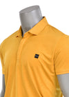 Yellow Brushstroke Print Polo