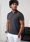 Navy Gold Sheen Luxe Polo