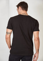 Black Gold Zipper Detailed Tee