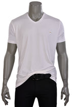 White Gold Micro Rhinestone Tee