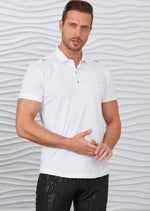 White Buckle Detailed Polo