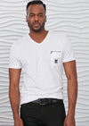 White Buckle Detailed Tee