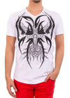 White "Wings" Rhinestone Tee