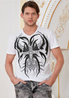 White "Wings" Rhinestone Tee