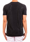 Black "Vegas" Rhinestone Tee
