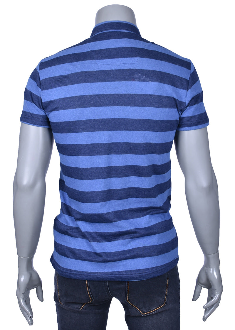 Navy Zipper "Abioye" Polo