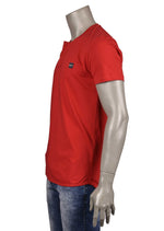 Red "Gaspare" Zipper Tee