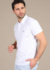 White Modern Fit Polo