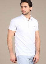 White Modern Fit Polo