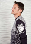 Navy White "The Tiger" Sweater