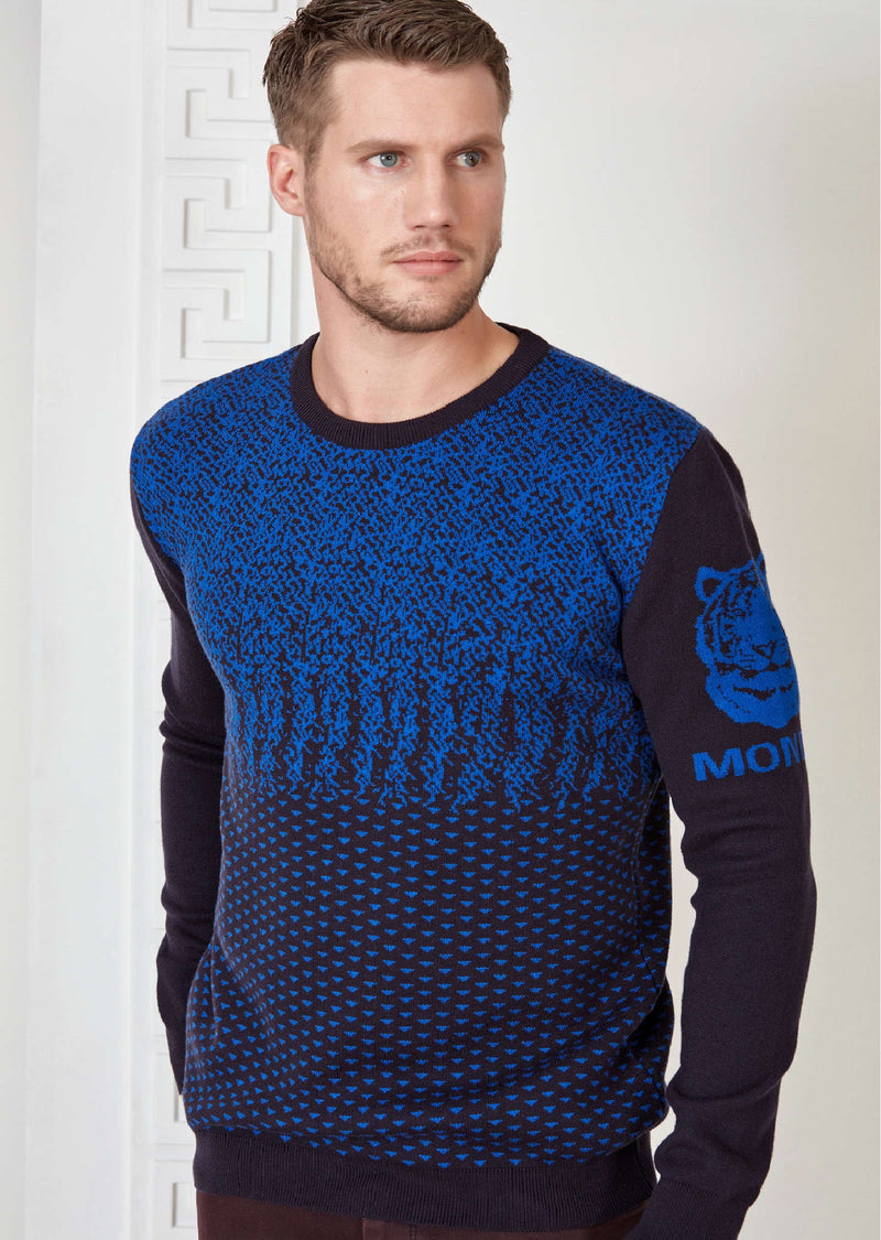 Royal Blue "The Tiger" Sweater