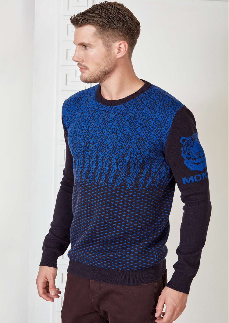 Royal Blue "The Tiger" Sweater