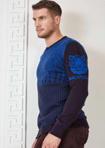 Royal Blue "The Tiger" Sweater