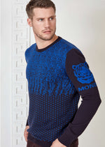 Royal Blue "The Tiger" Sweater