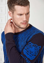 Royal Blue "The Tiger" Sweater