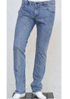 Straight Fit Light Wash Denim