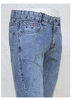 Straight Fit Light Wash Denim